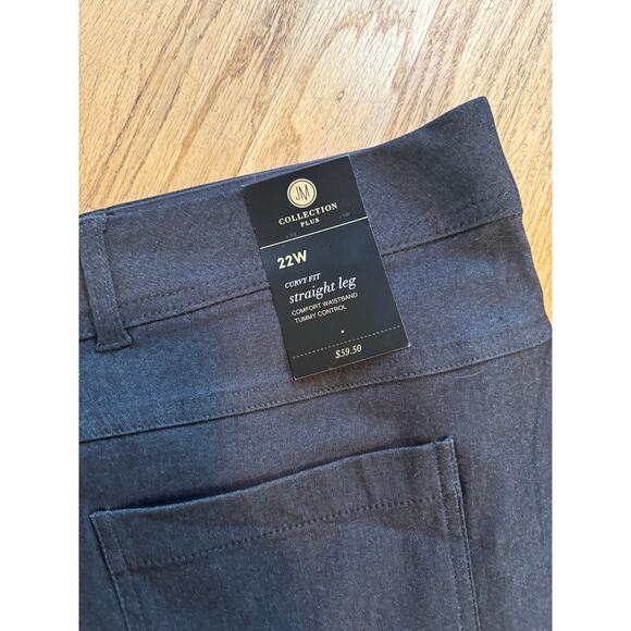NWT Women’s JM Collection Plus Curvy Fit Dress Pants Trousers, size 22W - Picture 2 of 5